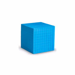 Learning Resources Blue Plastic Base Ten Cube