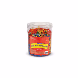 Learning Resources Learning Resource Rainbow Link n Learn Links Bucket of 1000