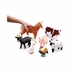 Learning Resources Jumbo Farm Animals, 1.5 yr(s), Multicolour, Plastic