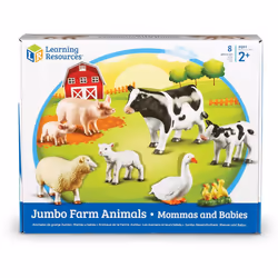 Learning Resources Jumbo Mommas and Babies Farm Animals