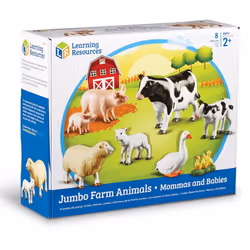 Learning Resources Jumbo Mommas and Babies Farm Animals