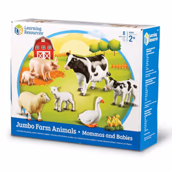 Learning Resources Jumbo Mommas and Babies Farm Animals - Additional view 4