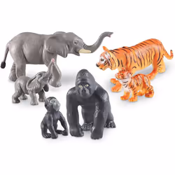 Learning Resources Jumbo Jungle Animals - Mommas and Babies, 2 yr(s), Multicolour, Plastic