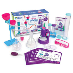 Learning Resources Primary Science Deluxe Lab Set Pink - 45 Pieces  Ages 3+  Science Kit for Kids  STEM Toys for Kids  Preschool Science Kit  Science