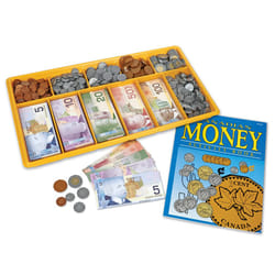 Learning Resources Canadian Classroom Money Kit  Play Money for Kids  Grades K+ | Ages 5+