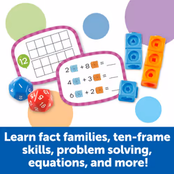 Skill Builders! 1st Grade Addition & Subtraction, Homeschool Curriculum, First Grade Learning Games, First Grade Learning Materials,Back to School, 10