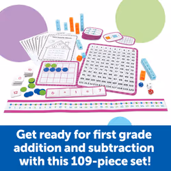 Skill Builders! 1st Grade Addition & Subtraction, Homeschool Curriculum, First Grade Learning Games, First Grade Learning Materials,Back to School, 10