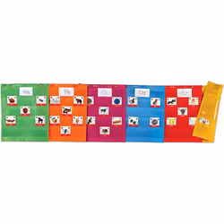 Learning Resources LER2386 Magnetic Pocket Chart Squares