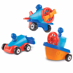 Learning Resources 1-2-3 Build It! Car-Plane-Boat
