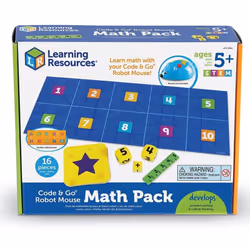 Learning Resources Code and Go Robot Mouse Math Pack