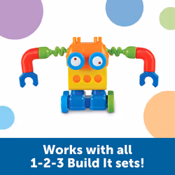 Learning Resources 1-2-3 Build It! Robot Factory  Fine Motor Toy  Robo