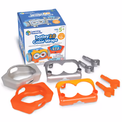 Learning Resources Botley The Coding Robot Red and Silver Facemask - C