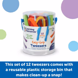 Learning Resources Easy-Grip Tweezers