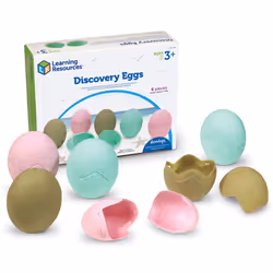 Learning Resources Discovery Eggs - 6 Pieces Ages 3+ Toddler Learning Toys Preschool Learning Toys