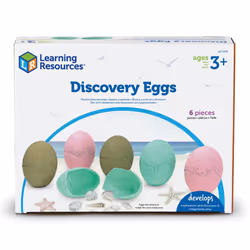 Learning Resources Discovery Eggs - 6 Pieces  Ages 3+ Toddler Learning Toys  Preschool Learning Toys