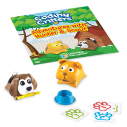 Learning Resources Coding Critters Pair-A-Pets Dogs Hunter & Scout Screen-Free Early Coding Toy For Kids  Interactive STEM Coding Pet  5 Pieces  Ages