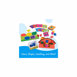 Learning Resources All Ready For Toddler Time Readiness Kit - 22 Pieces  Ages 2+  Number identification Fine motor skills toys Letter identification