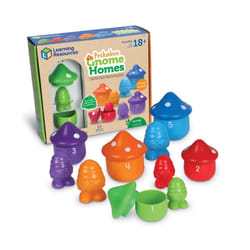 Peekaboo Gnome Homes, Ages 18 Months+, Educational Toys, Preschool Learning Activities, Toddler Learning Toys 2-4, Montessori Toys, Sustainable Toys