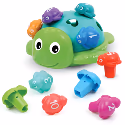 Learning Resources Seymour the Counting Shapes Sea Turtle Travel Toys Preschool Learning Activities Sorting And Stacking T ...