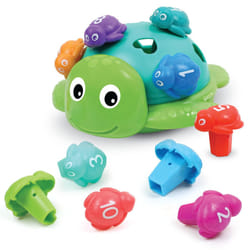 Learning Resources Seymour the Counting Shapes Sea Turtle  Travel Toys  Preschool Learning Activities  Sorting And Stacking Toys  Easter Basket Toys