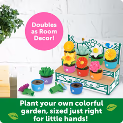 Learning Resources Shape & Color Garden - Toddler Toys  Eco Friendly Products for Kids  Easter Toys For Kids  Ages 18+ Months
