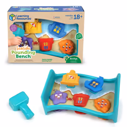 Learning Resources Seaside Pounding Bench Seaside Game Toddler Toys Preschool Learning Activities Toddler Learning Activi ...