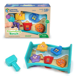 Learning Resources Seaside Pounding Bench  Seaside Game  Toddler Toys  Preschool Learning Activities  Toddler Learning Activities  Shape Sorter  Fine