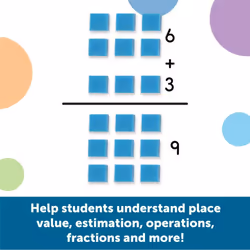 Learning Resources Base Ten Blocks Smart Pack  Early Childhood Math Skills  Ages 5+  Multicolor