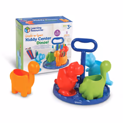 Learning Resources Create-a-Space Kiddy Center Dinos, Blue, Green, Red