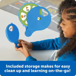 Learning Resources Skill Builders! Letter Quiz Wheel  Alphabet Flash Cards  Reading Games  Sight Words Flash Cards Kindergarten  Ages3+  28 Pieces