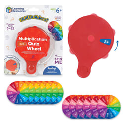 Learning Resources Skill Builders Multiplication Quiz Wheel