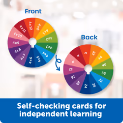 Learning Resources Skill Builders Multiplication Quiz Wheel