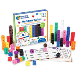 Learning Resources MathLink Cubes Elementary Math Activity Set - 115 Pieces  Ages 7+ Math Manipulative Cubes  Math Games for Kids  Math Counters