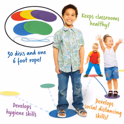 Learning Resources LER4360 Social Distance Discs
