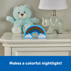 Rainbow Visual Timer for Kids, Sensory Timer for Autism, ADHD, 5 Time Increments, Light or Dark Mode, Ages 3+