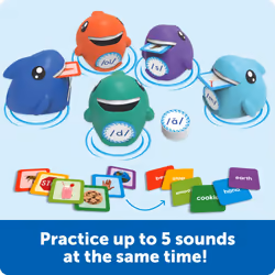 Learning Resources Say-a-Sound Sorting Sharks - Montessori Toys  Kindergarten Learning Activities  Phonemic Awareness Flash Cards  Dyslexia Tools for