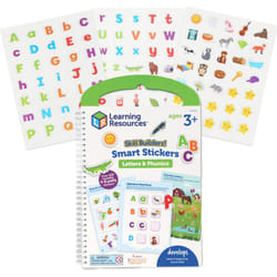Learning Resources Skill Builders Smart Stickers Letters & Phonics  Alphabet Stickers  Reusable Sticker Book  Preschool Classroom Must Haves  Homescho