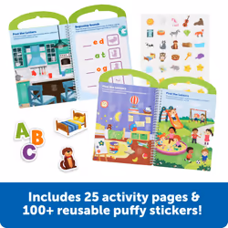 Learning Resources Skill Builders Smart Stickers Letters & Phonics  Alphabet Stickers  Reusable Sticker Book  Preschool Classroom Must Haves  Homescho