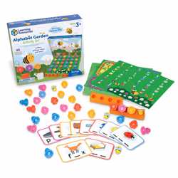 Learning Resources Alphabet Garden Activity Set  Educational Indoor Ga