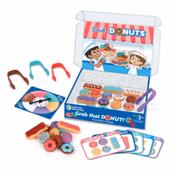 Learning Resources Grab That Donut!  39 Pieces  Ages 3+ Fine Motor Game  Toddler Learning Toys Toddler Toys  Educational Game ...