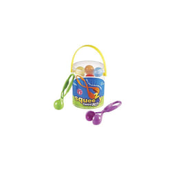 Learning Resources Squeezy Tweezers, Fine Motor Tools for Toddlers, Assorted Colors, Set of 6, Ages 3+