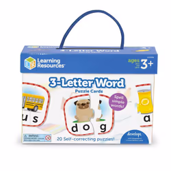 Learning Resources 3-Letter Word Puzzle Cards 6088