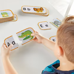 Learning Resources LER6089 Alphabet Cards, Preschool Readiness, Self Correcting Puzzles, Ages 4+