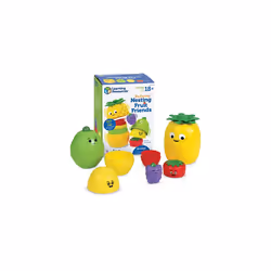 Big Feelings Nesting Fruit Friends, 9-Piece, Months, Social Emotional Toys for Toddlers, Sensory Toys, Speech Therapy