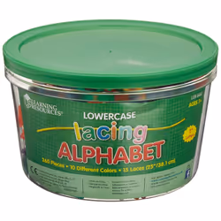 Learning Resources Lowercase Lacing Alphabet
