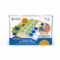 Learning Resources Connecting Ten-Frame Trays  165 Pieces