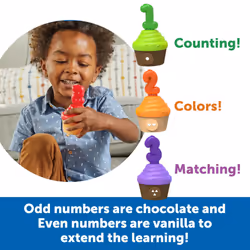 Learning Resources Snap-n-Learn Counting Cupcakes