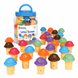 Learning Resources Mini Letter Scoops, 3 yr(s), Multicolour
