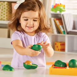 Learning Resources LER6806 Lot Avocados, Fine Motor, Early Matching Skills, Social Emotional Learning, Ages 18 mos+