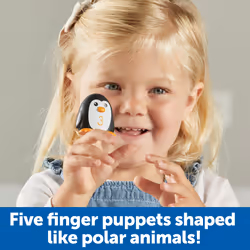 Sort & Seek Polar Animals, Toddler Activities, Educational Toys, Educational Toy Set Colour, Teaching Toys, 15 Pieces,